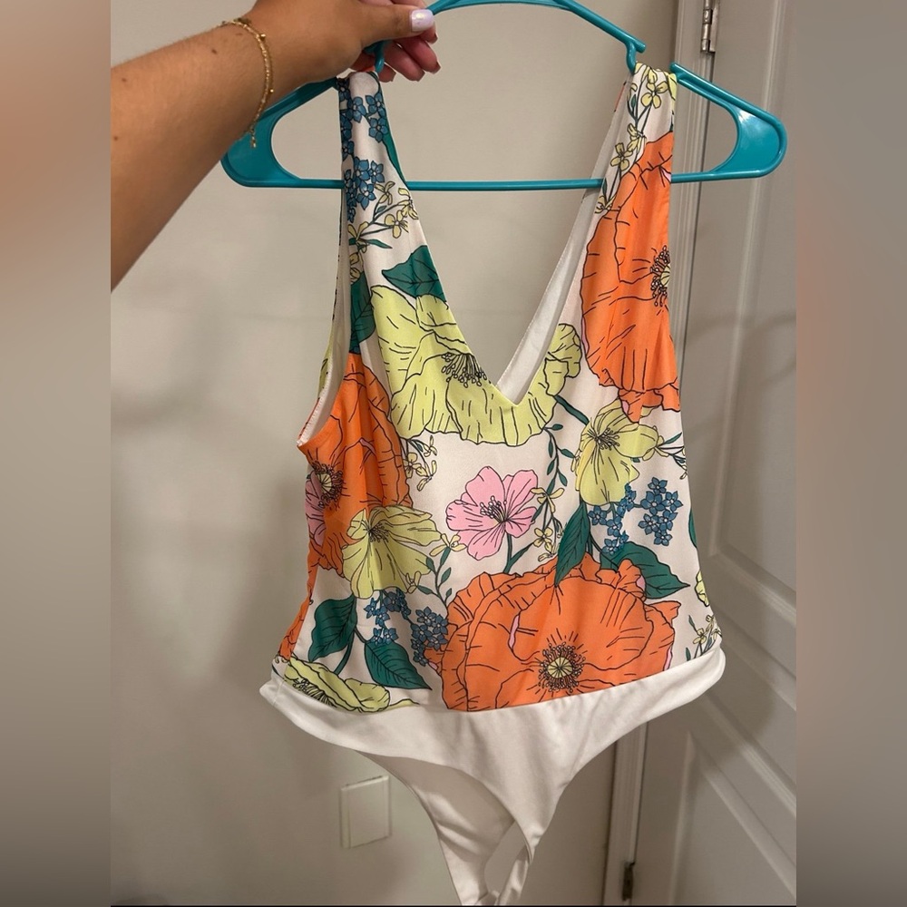 Flower body suit